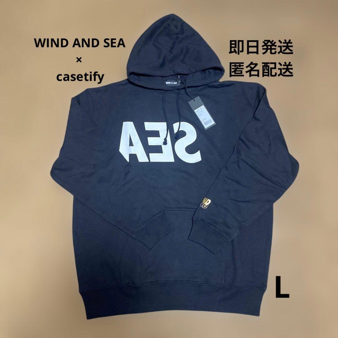 C*I様 新品　WIND AND SEA ケースティファイ　ブラック　パーカー