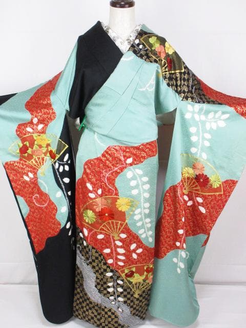 豪華！絞り＊刺繡＊金彩＊ラグジュアリー＊振袖＊トールサイズ＊１７０ｃｍ＊裄７０