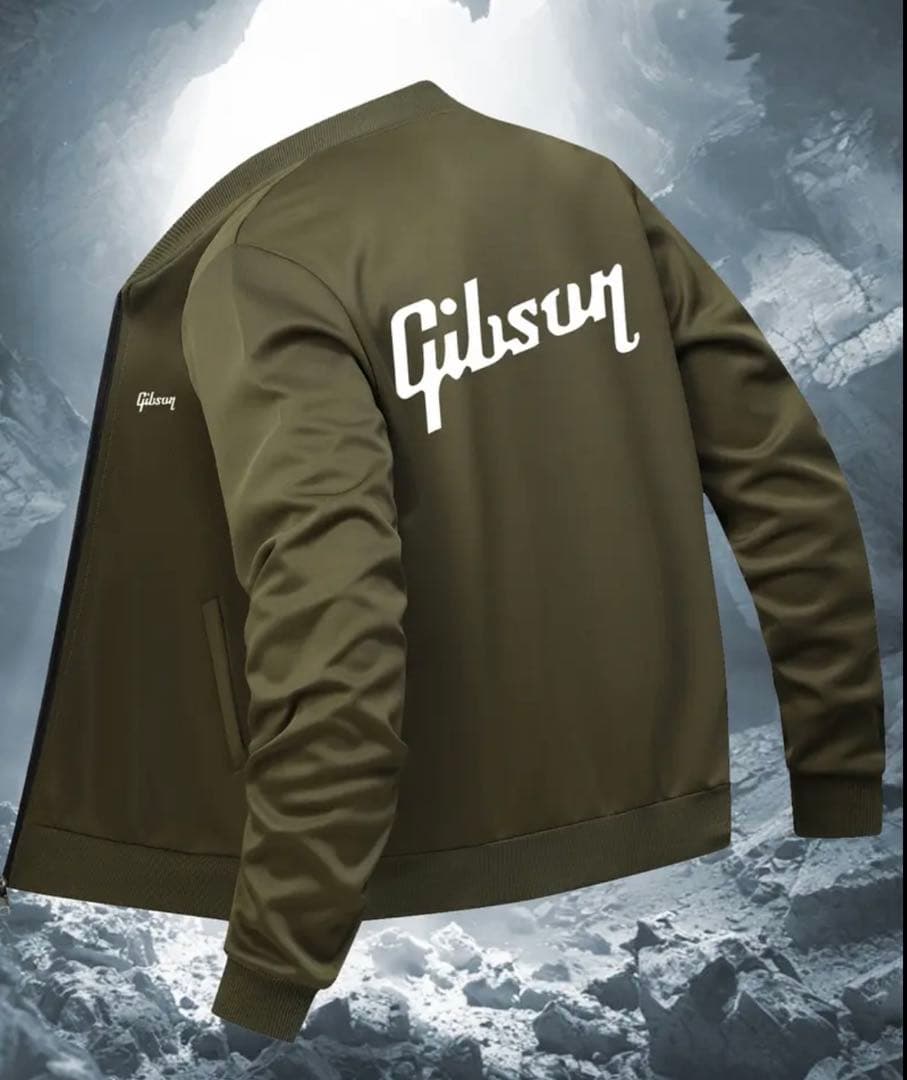 ン*シ様 Gibson カーキー色　カジュアルジャケット　サイズL相当　新品未使