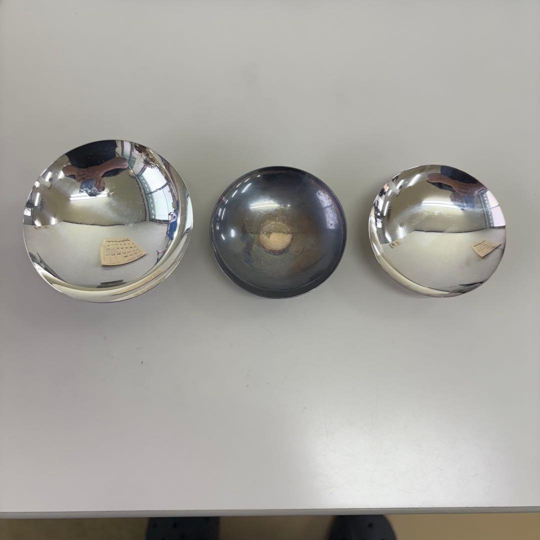 銀杯　純銀 盃　3個