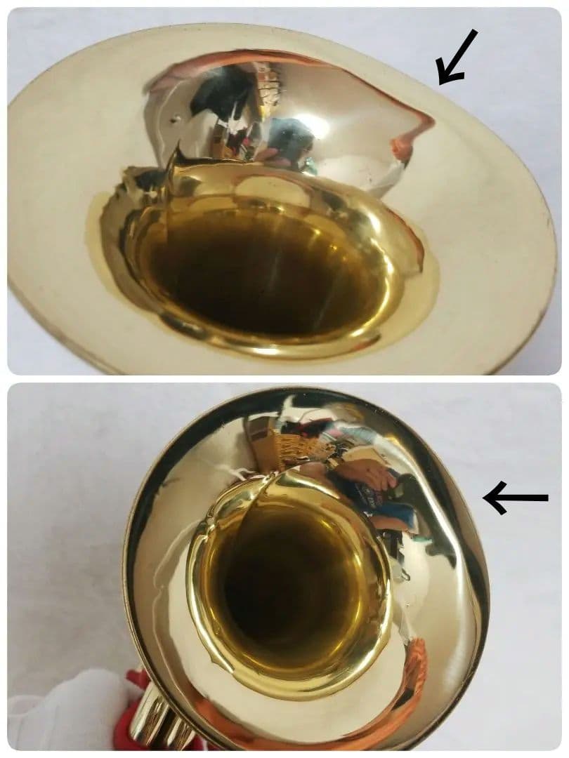 陸上自衛隊　らっぱ　信号らっぱ　 ラッパ ケース付き　らっぱ手