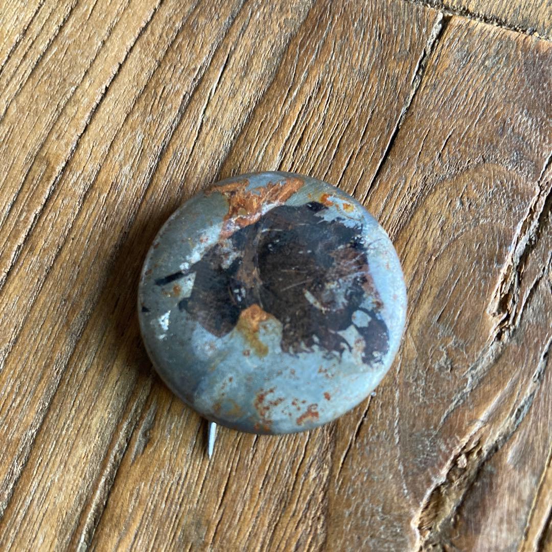 70sヴィンテージ　缶バッジ　ブラックパンサー党　アンジェラディヴィス　ヒッピー