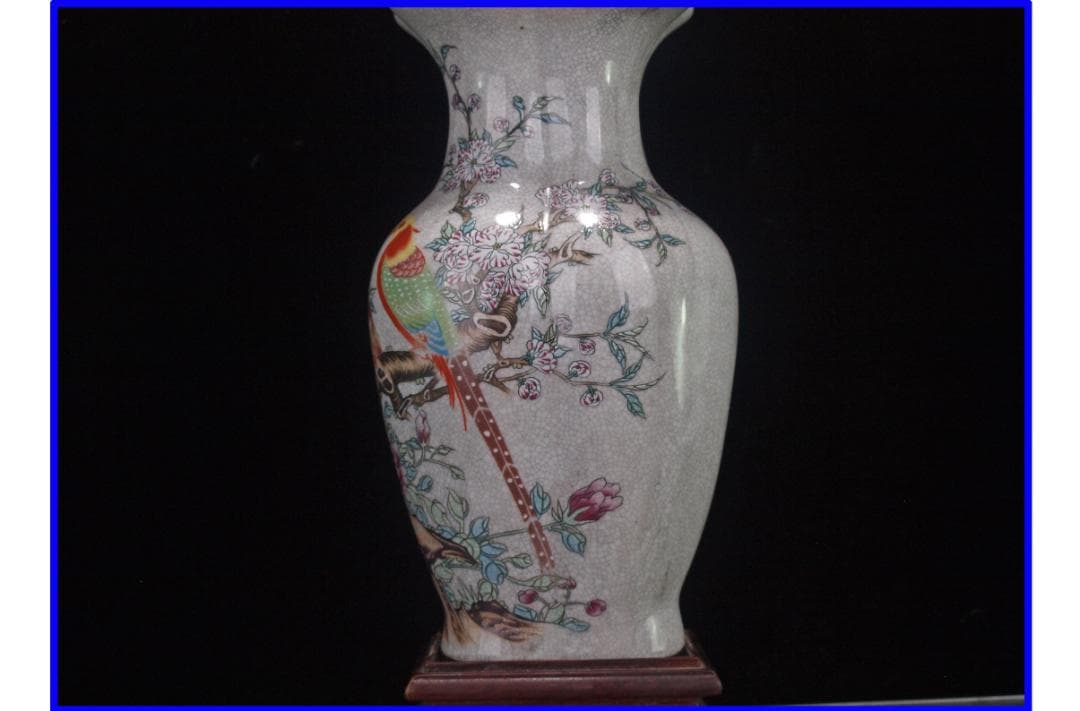 中国清時代の花瓶　置物激安骨董品 古美術 DE1041B21-6