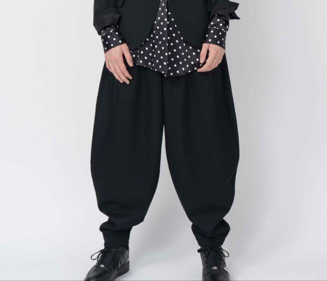 ブラックコムデギャルソン25AW ルック5 バルーンパンツ