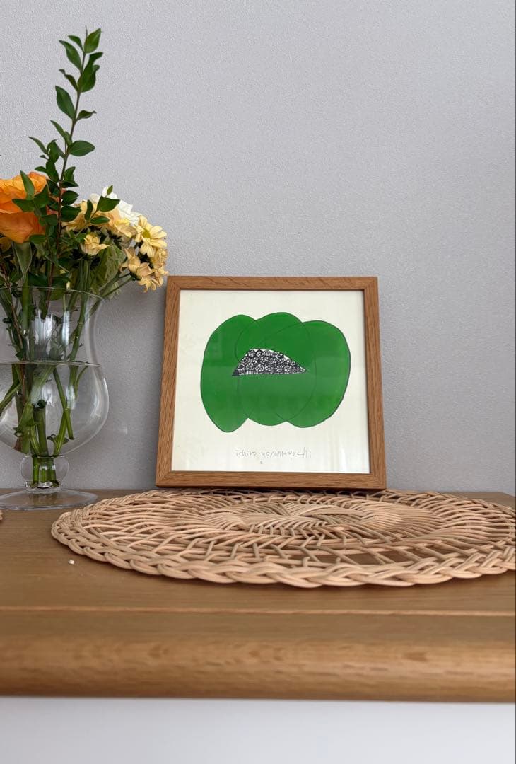 グリーン花♡ 山口一郎　原画　絵