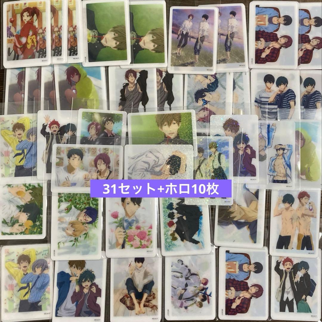 Free! ミニフォトカード 第2弾 31セット ホロ10枚 未コンプ