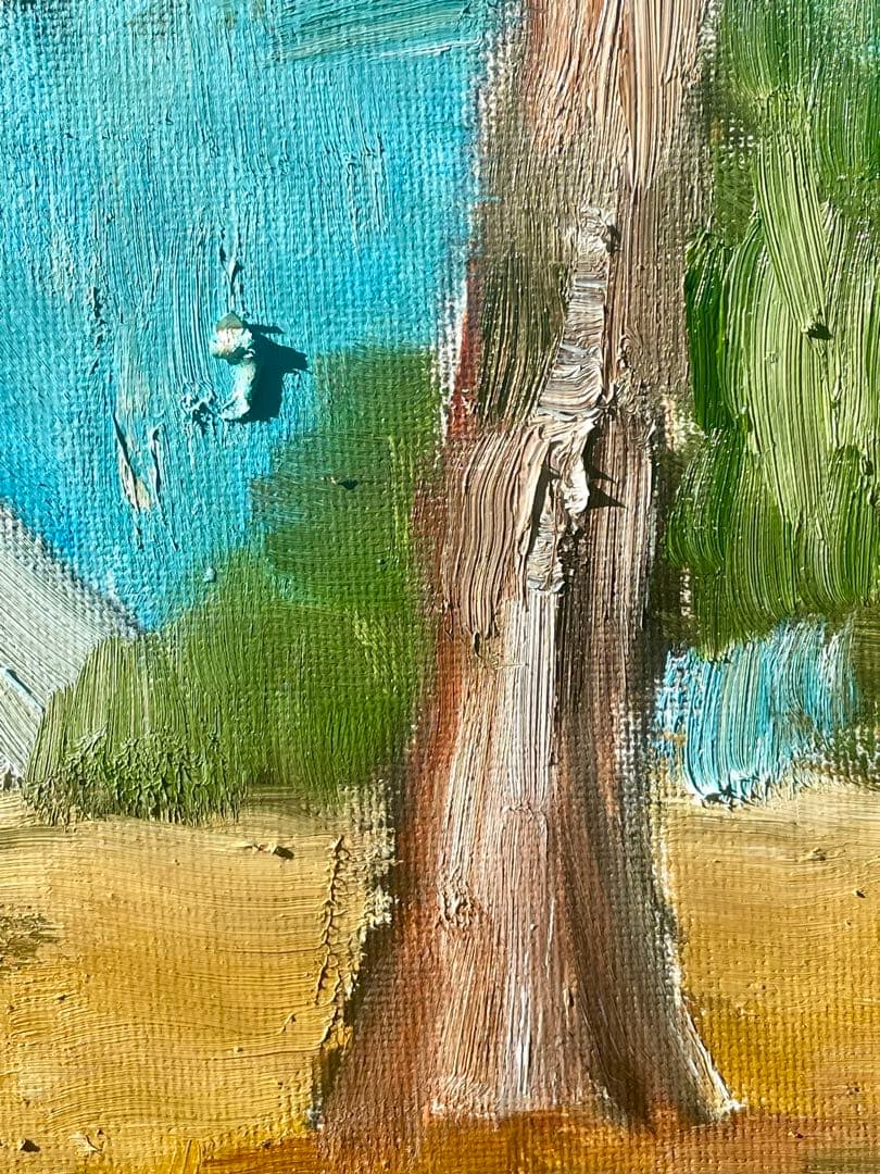 【絵画】風景画 原画「富士山の見える風景」