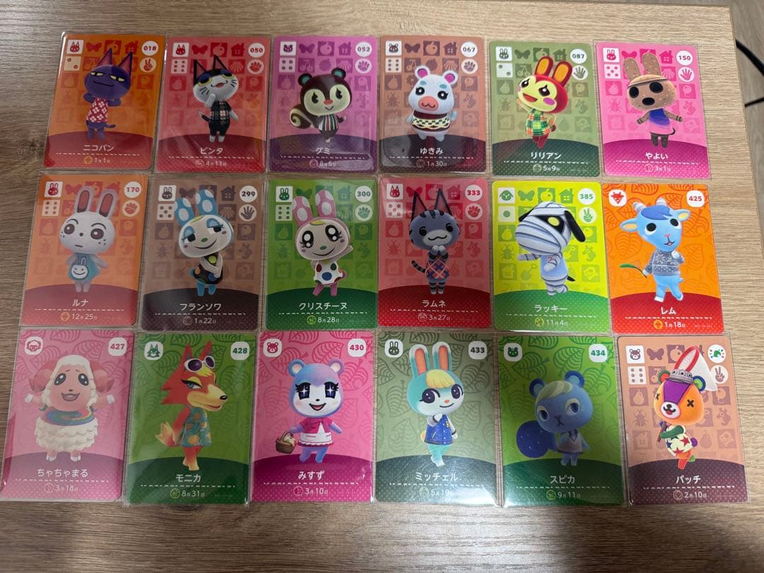 あつ森 あつまれどうぶつの森 amiiboカード まとめ売り