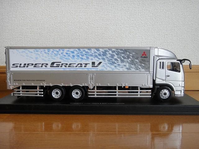 三菱ふそう　1/43　スーパーグレートV　ミニカー　ディーラー販促品