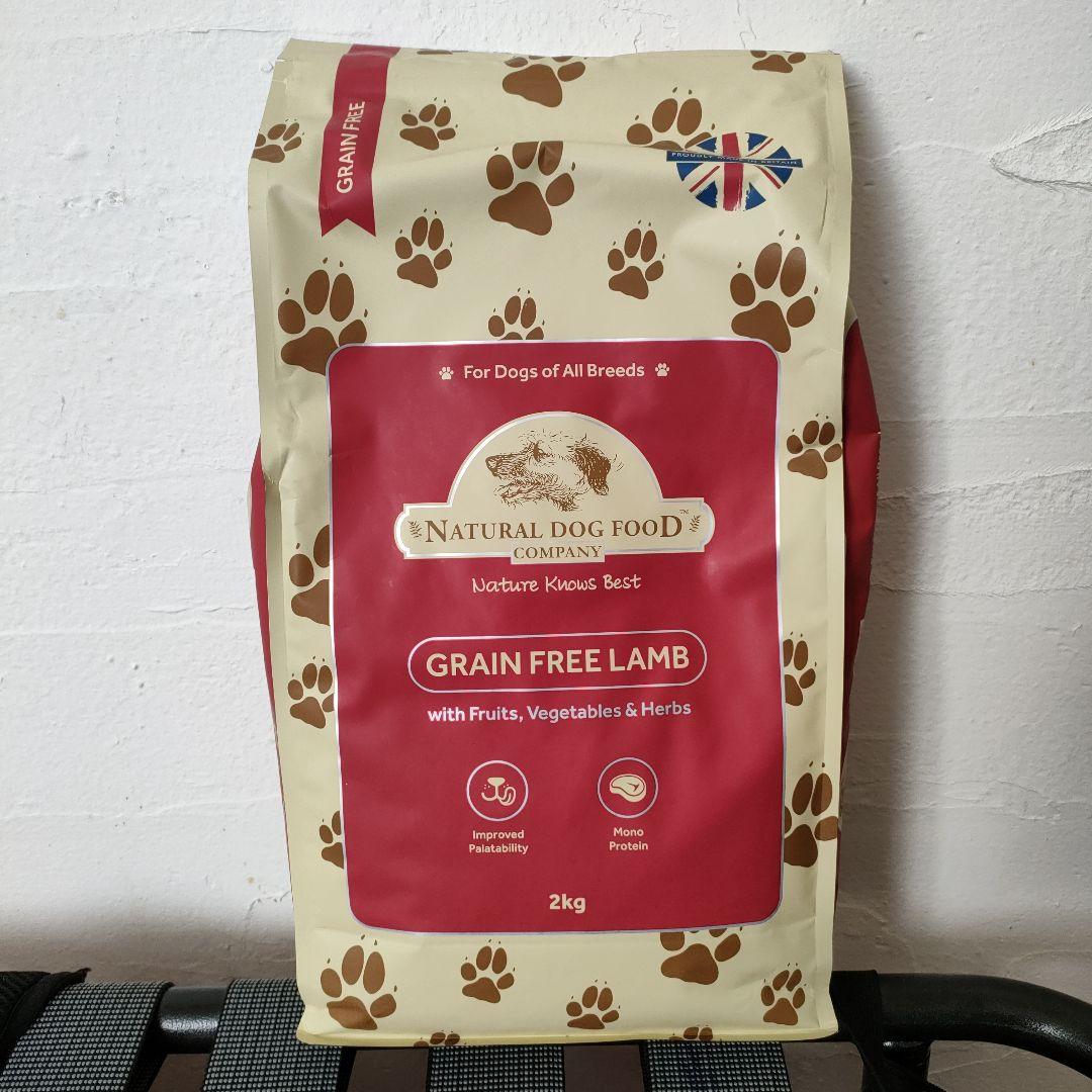 未開封品　４袋　アランズ　ナチュラルドッグフード ラム 2kg グレインフリー