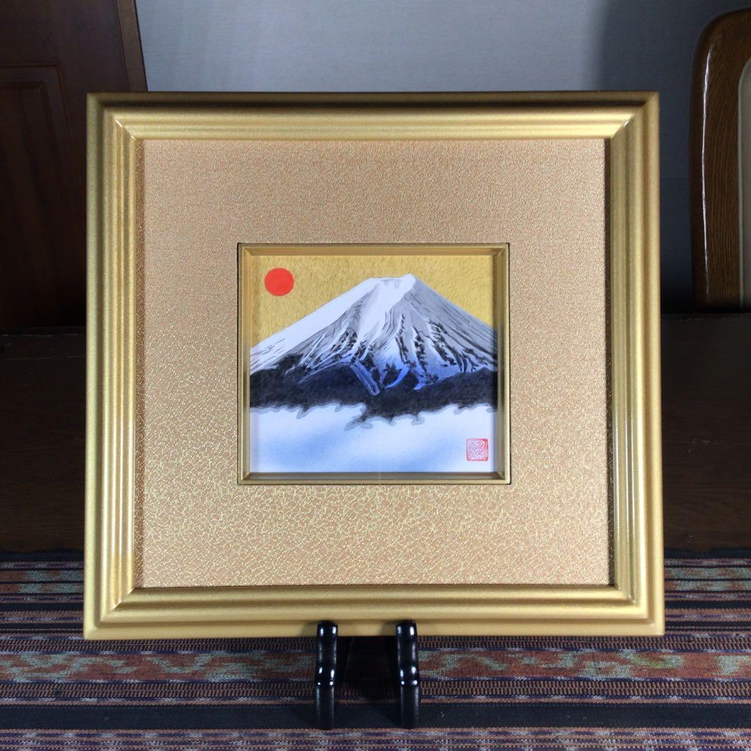 高橋新三郎　『富士』　青富士　絵画