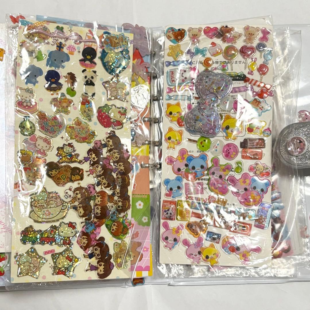 【完成品】★希少 レア時物★ジュエルペット シール帳 バインダー付き 平成女児