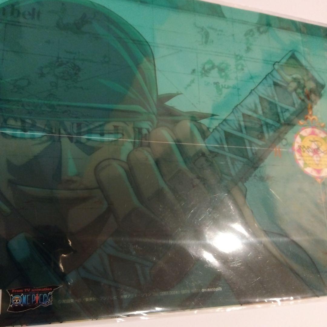 ONEPIECE ゾロ B5 クリアファイル 当時物 希少 レア レトロ