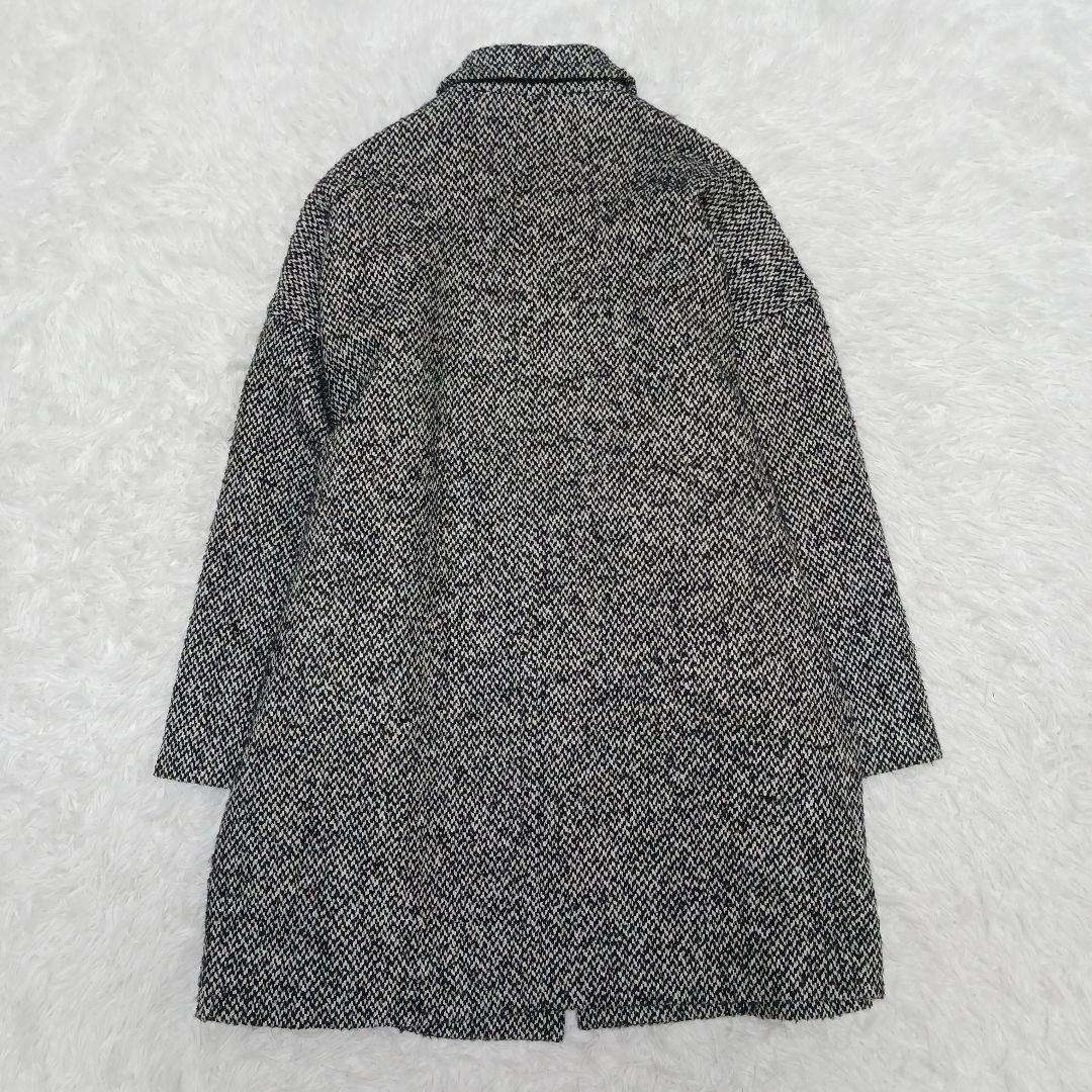 24AW完売品✨マカフィー ブロークンツイードオーバーサイズドコート 34