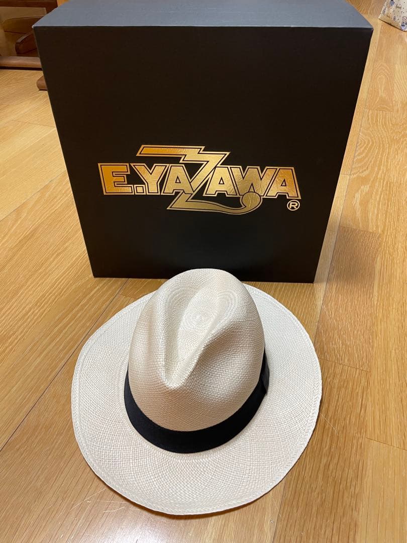 ひ*食様 矢沢永吉さん　E.YAZAWA パナマハット　Lサイズ
