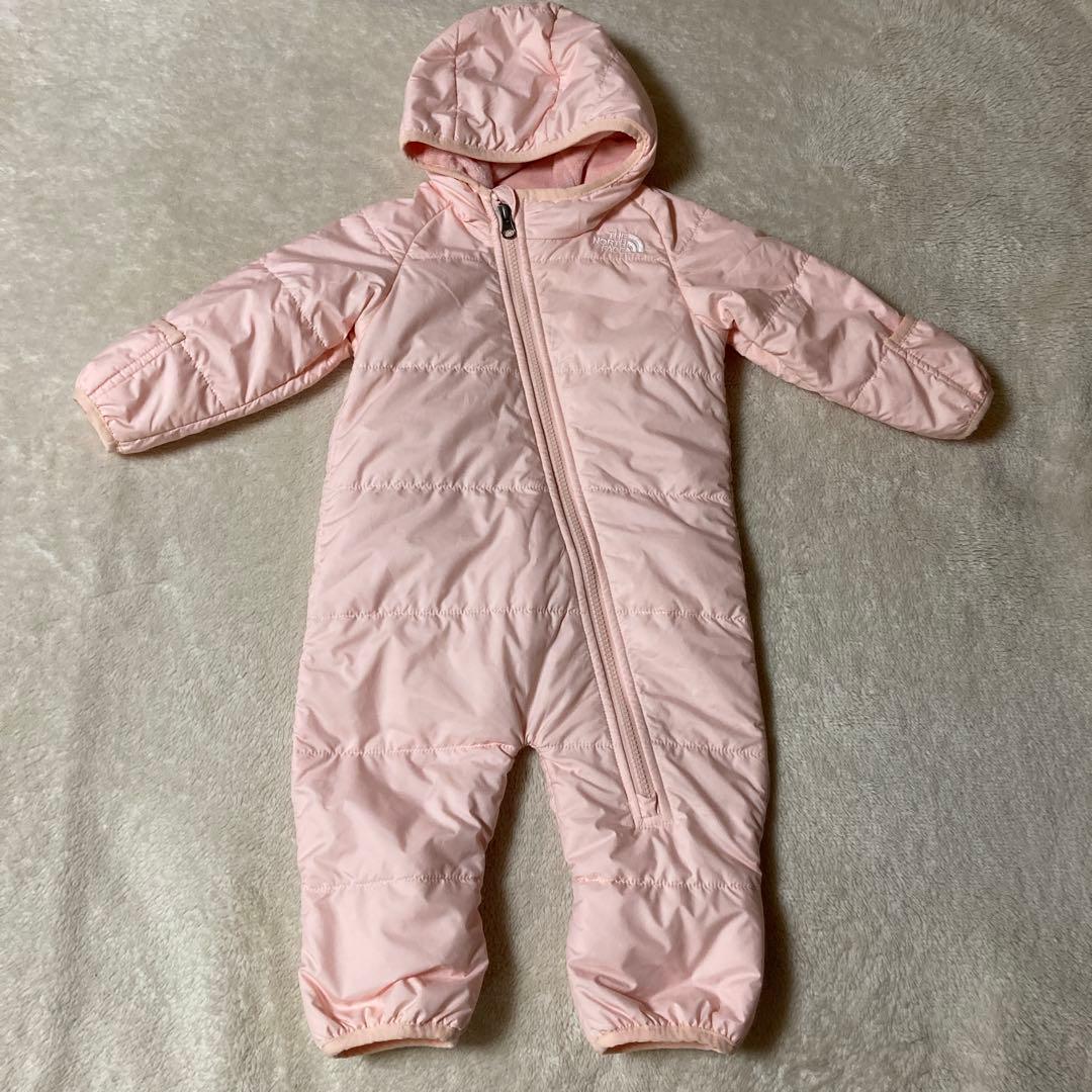The North Face フード付きジャンプスーツ ピンク