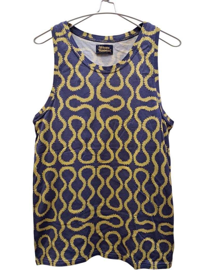 ポンポン スクイグル タンクトップ NAVY