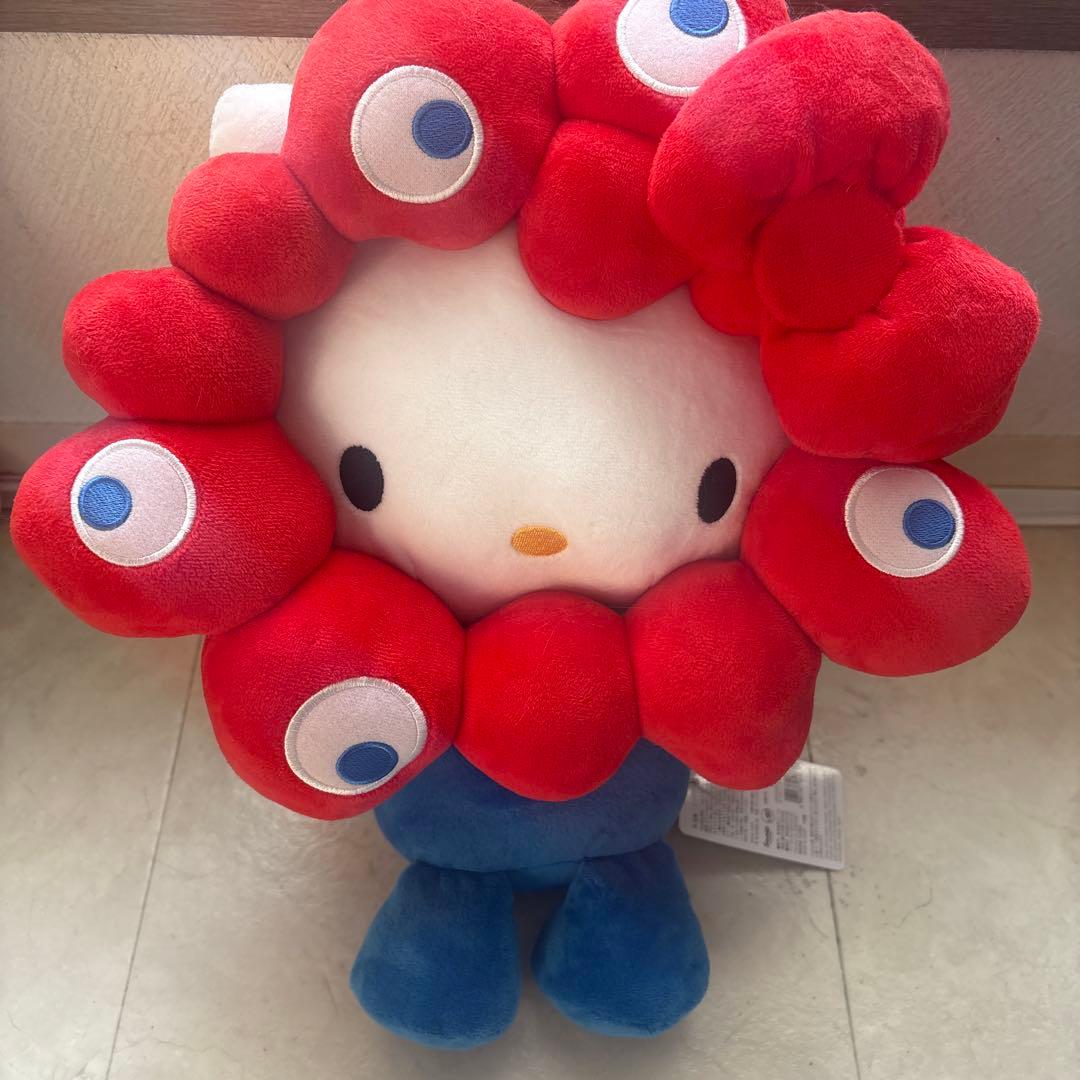 ▽大阪万博限定　ミャクミャクなりきりぬいぐるみ L キティ　2025