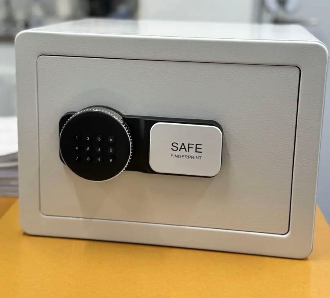 PNJKGY パスワードロック式金庫 ホワイト 350mm