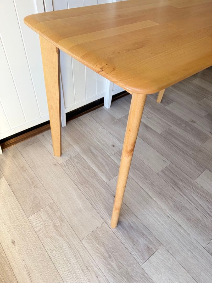 美品 ニトリ Nコレクション リビングデスク ナチュラル