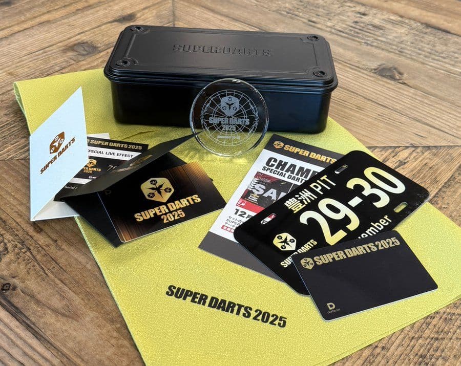会場販売グッズ SUPER DARTS 2025 OFFICIAL GOODS