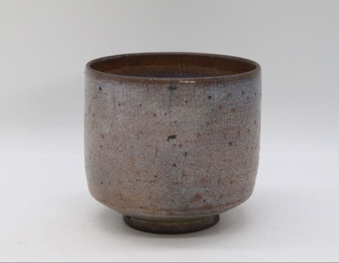 時代　高取　筒茶碗　唐津　茶道具　送料込み250928