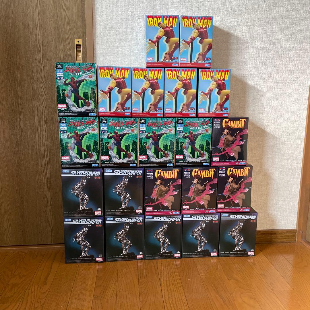 15アイアンマン ガンビット　スパイダーマン シルバーサーファー　フィギュア