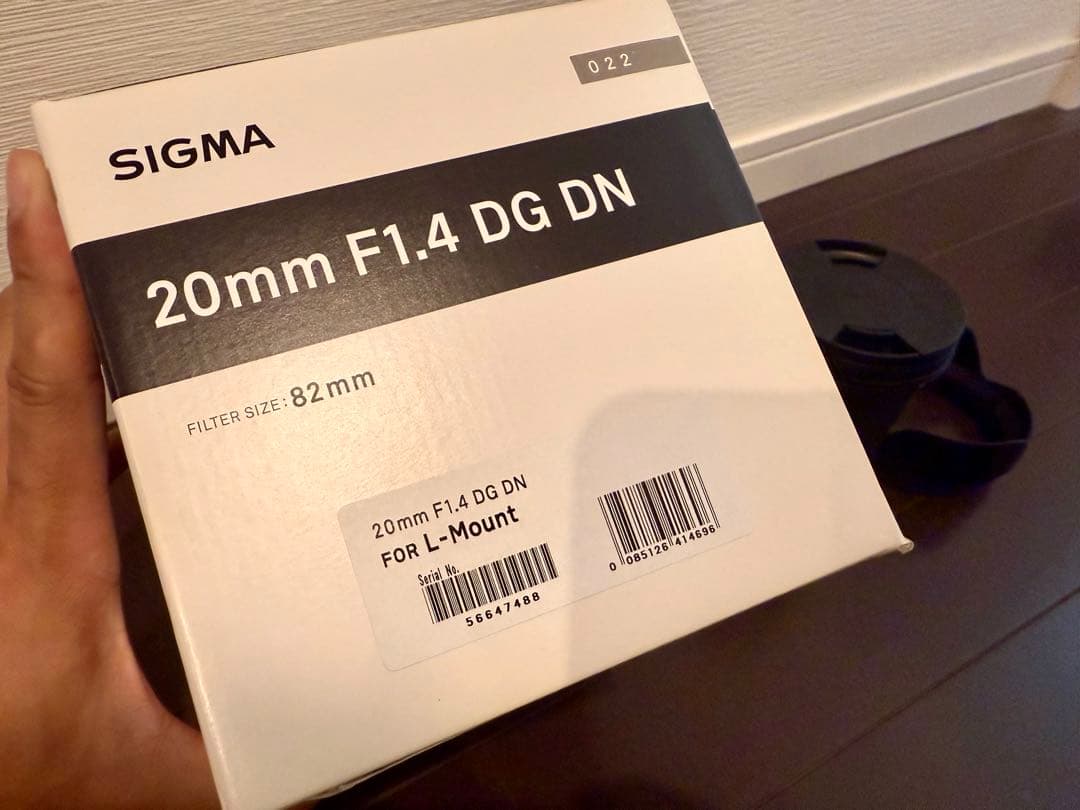 美品 シグマ SIGMA 20mm F1.4 DG DN ライカ Lマウント