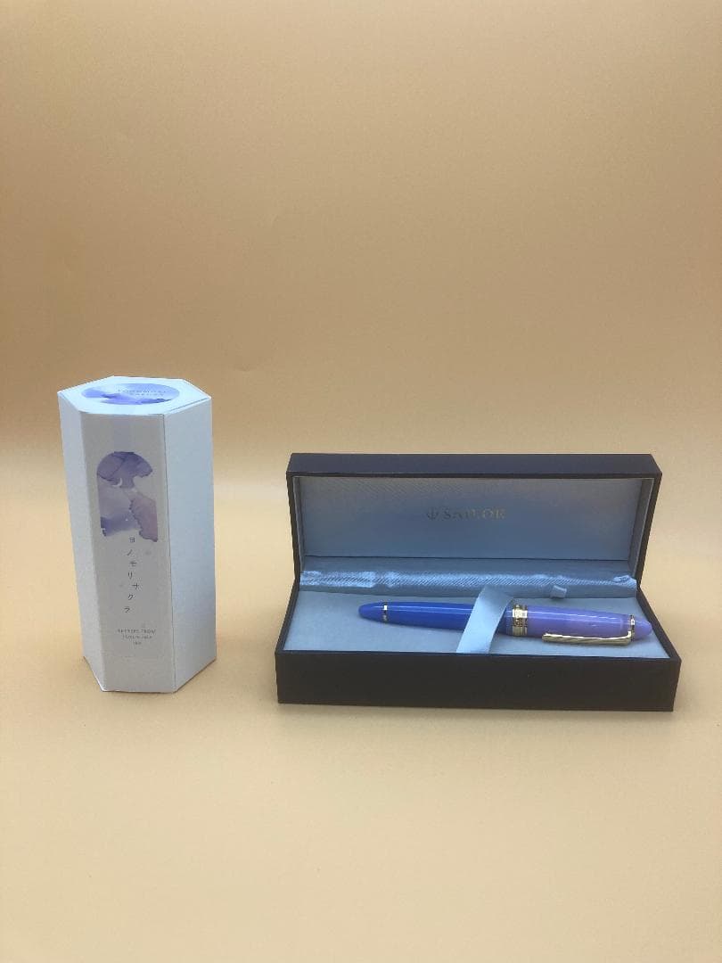 ペントノートオリジナル万年筆「ヨノモリサクラ」　インク　セット