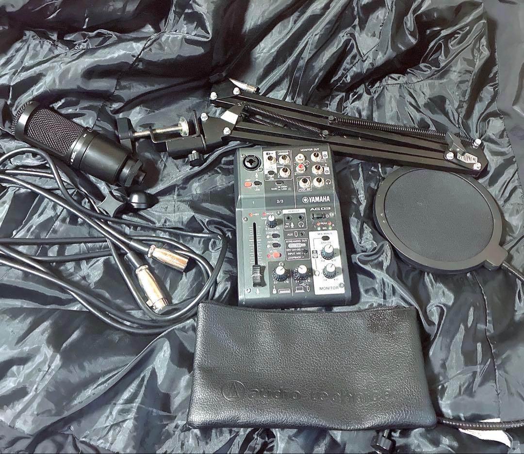 YAMAHA AG03 ミキサー マイク セット