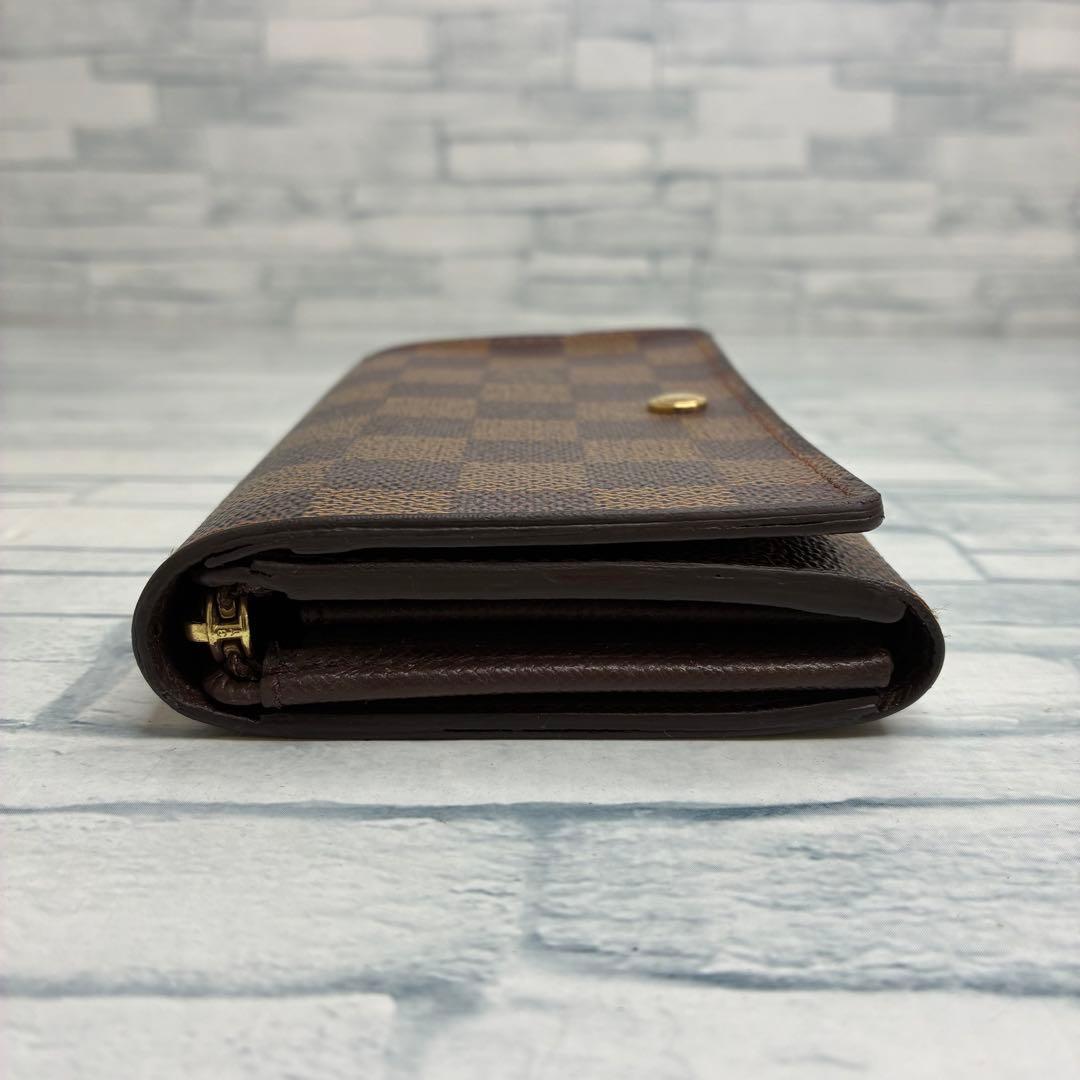 極美品　60 LOUIS VUITTON ルイヴィトン ダミエ　二つ折り財布