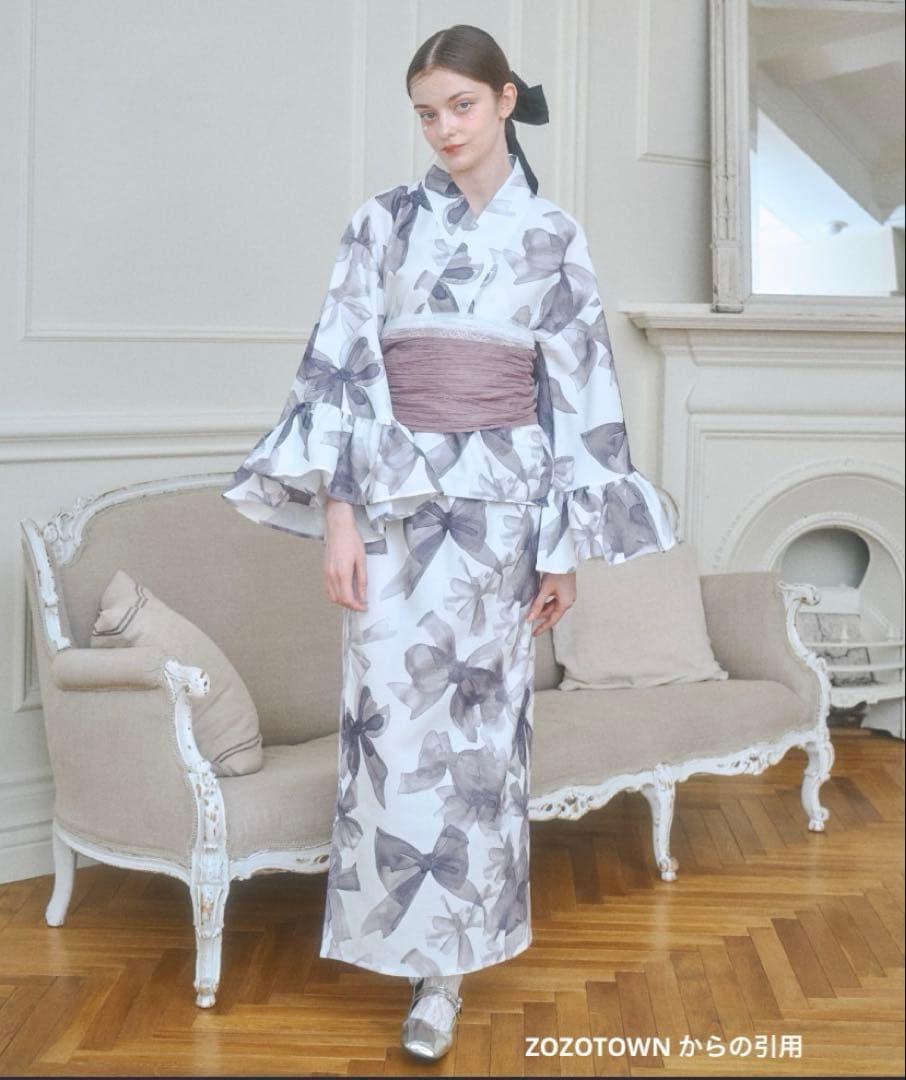 ラヴィリン Lovilyn 浴衣 リボン柄