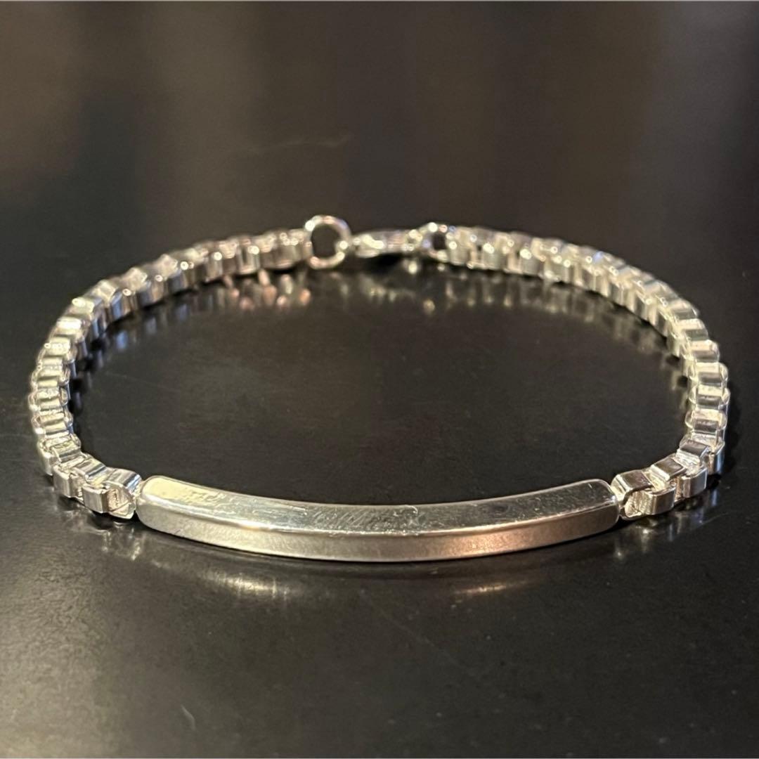 SILVER925 CHAIN ID BRACELET/シルバー/ブレスレット