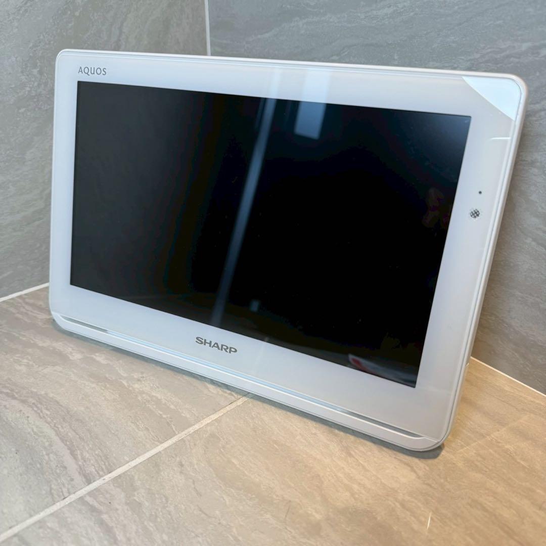 【美品】SHARP ポータブル液晶テレビ AQUOS 2T-C12AF 防水