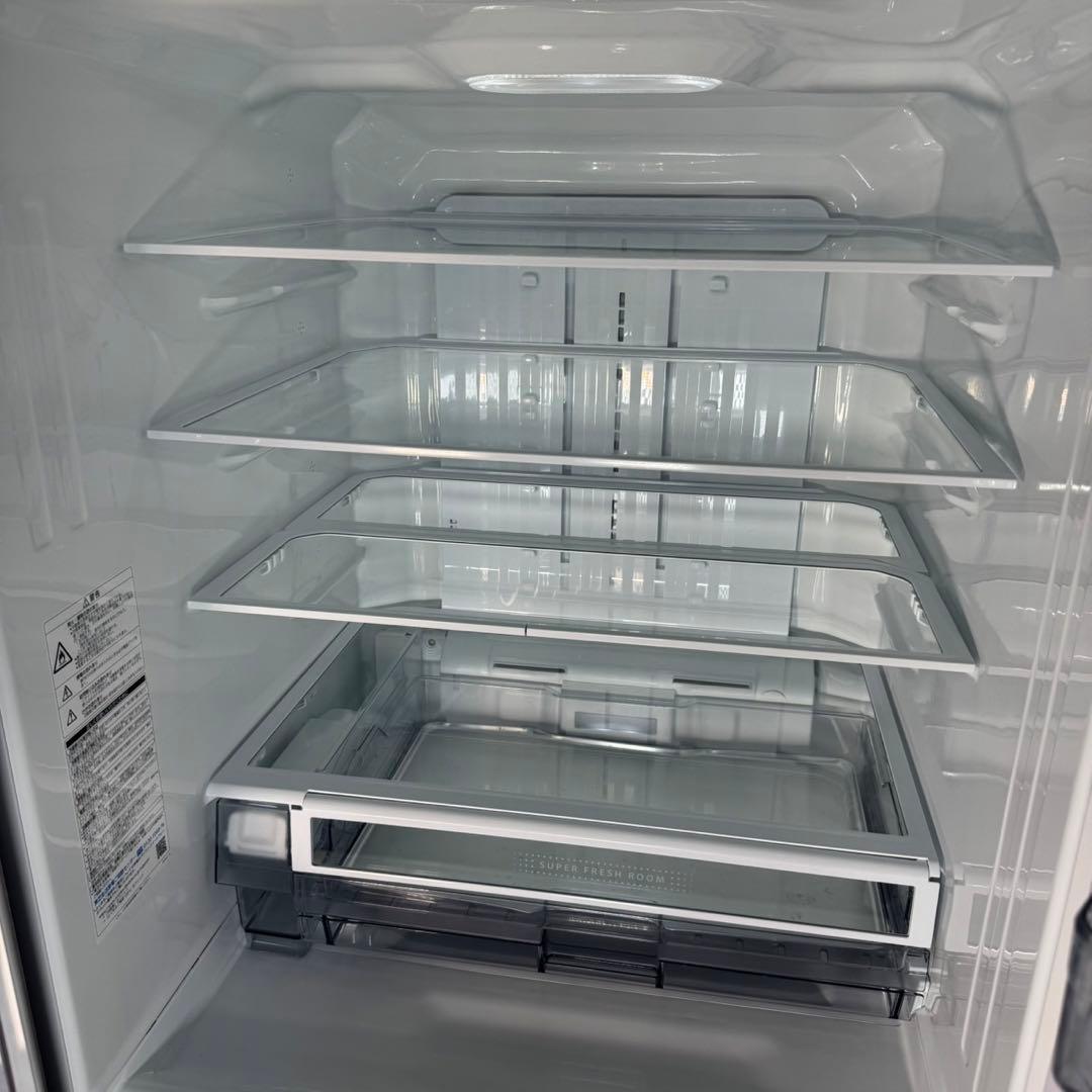 東芝 大型 冷蔵庫 600L 2021年 6ドア ガラスパネル d4806