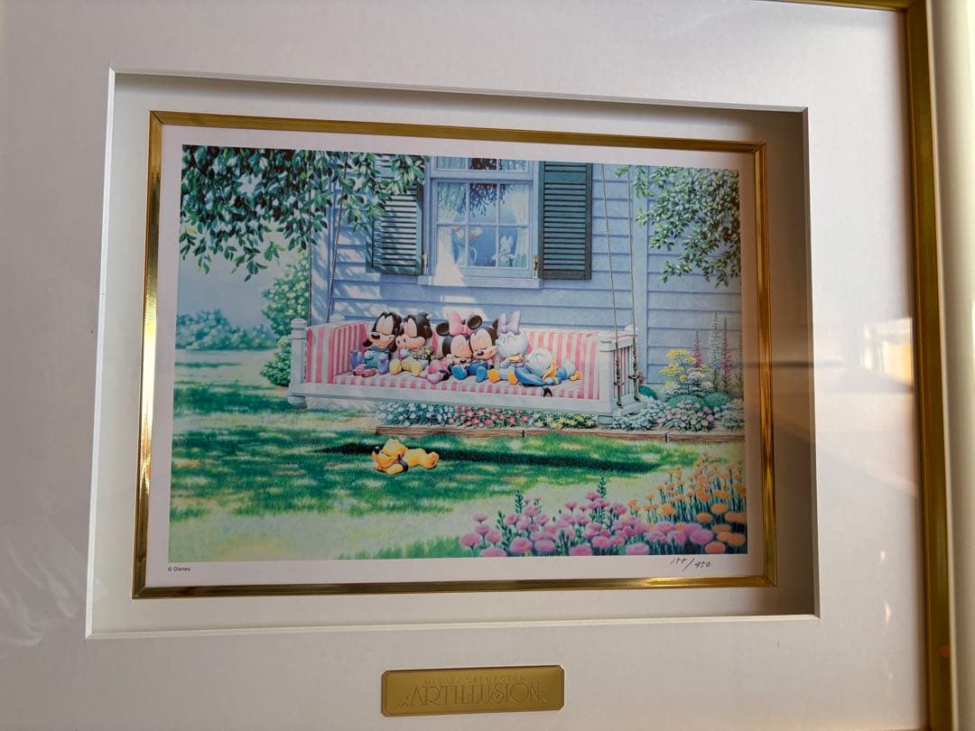 ディズニー絵画　シルクスクリーン　450部限定