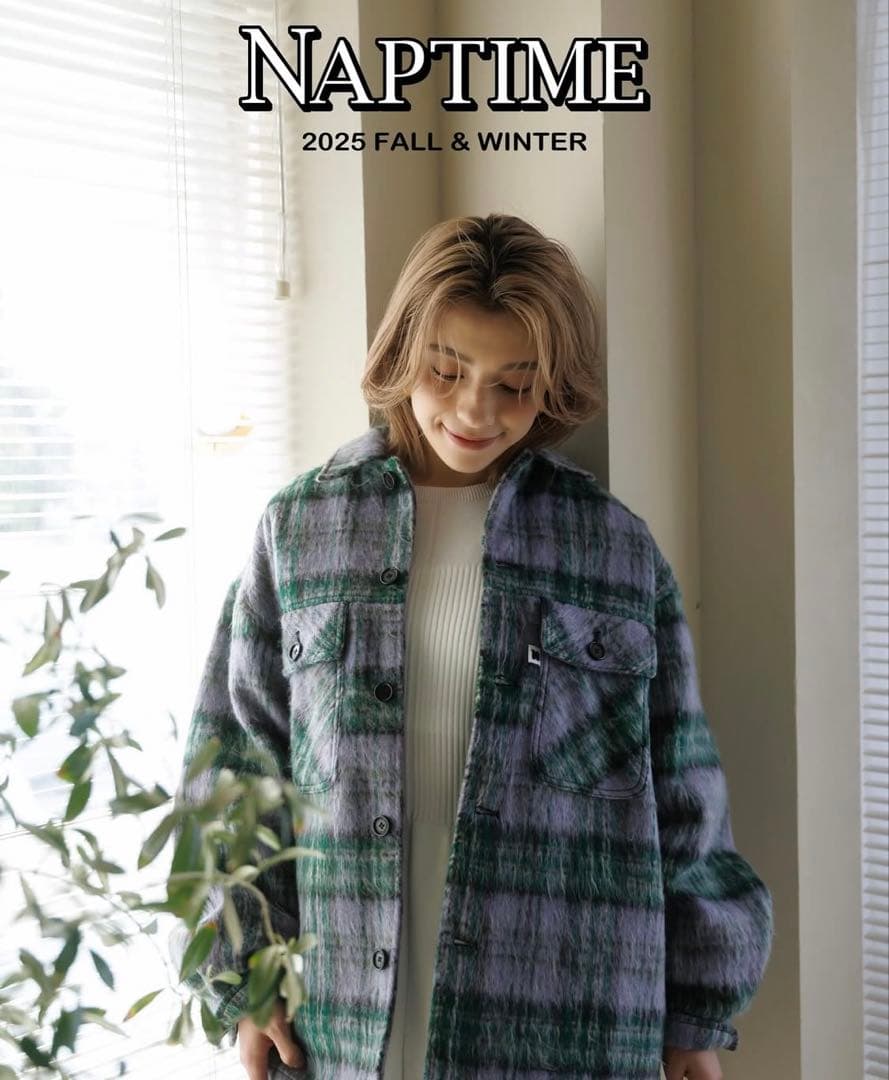 【最終値下げ】Nissy Naptime チェック中綿ジャケット Lサイズ