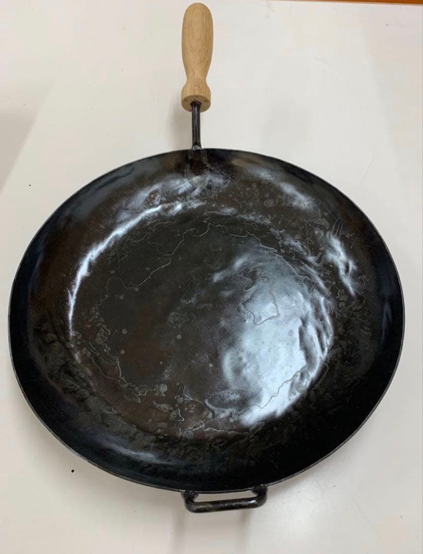 【新品未使用】槙塚鐵工所　パエリアパン取手付き　28cm タキビズム