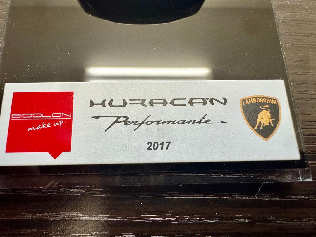 make up製 ランボルギーニ ウラカン ペルフォルマンテ パール白 1/43