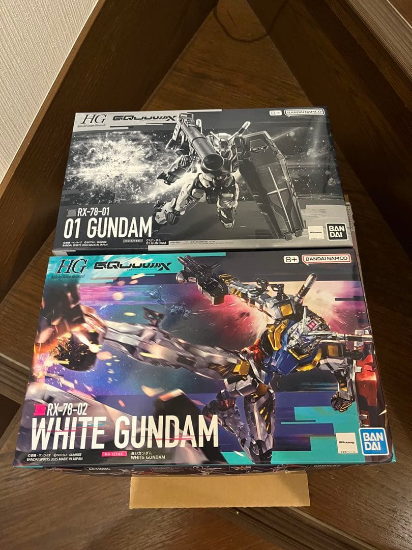 HG 01 ガンダム & 白いガンダム　2体1セット