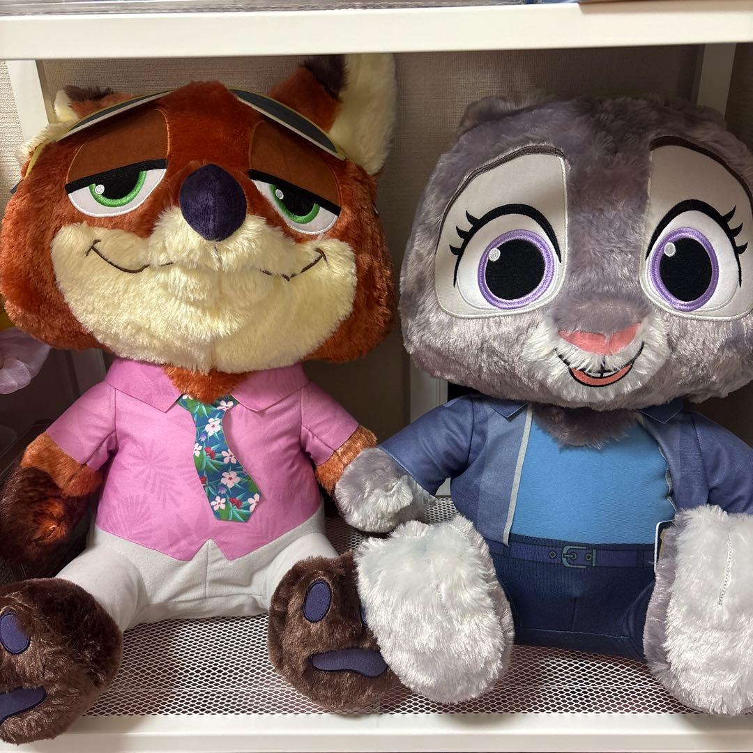 ズートピア2スーパーラージぬいぐるみ２種セット