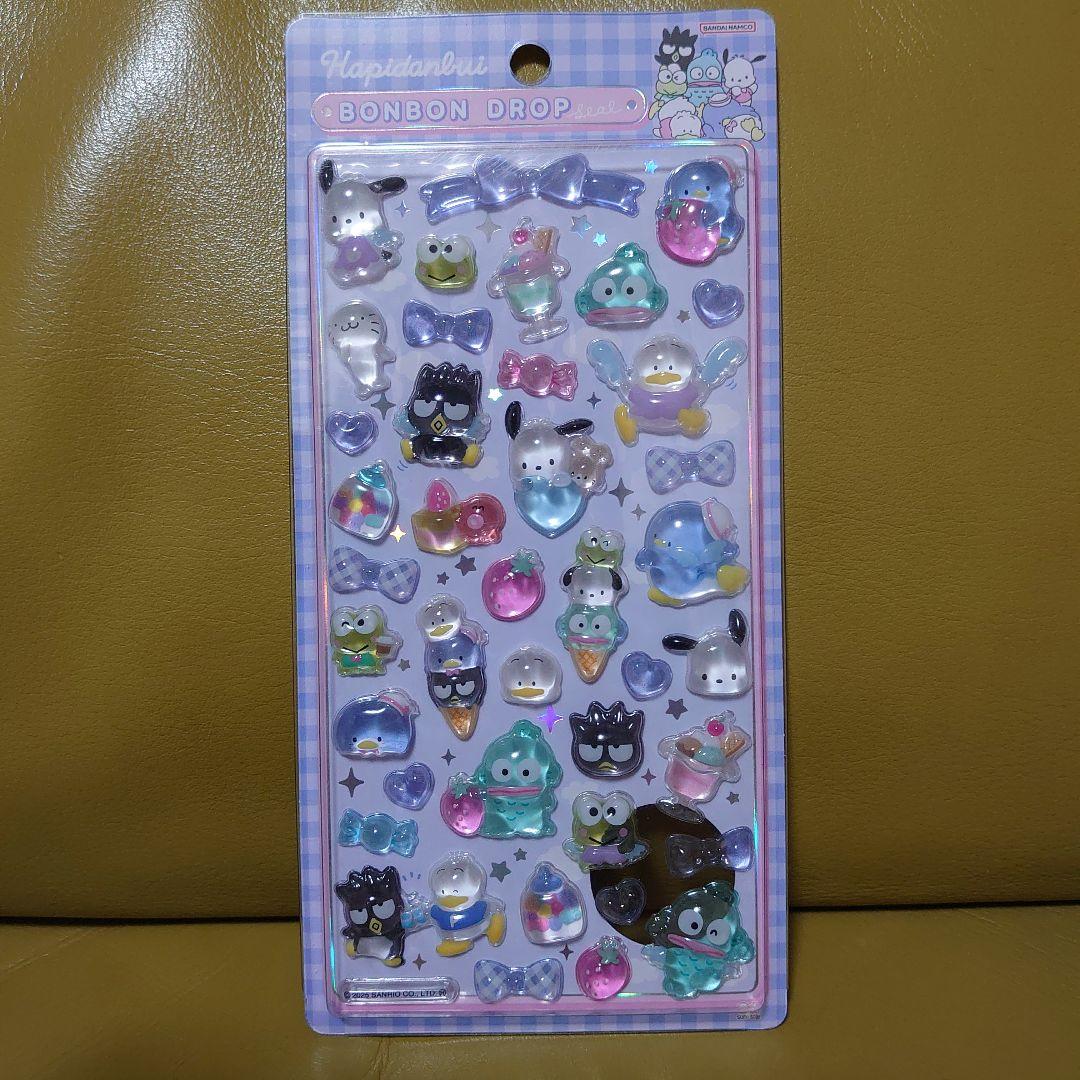 サンリオ　ボンボンドロップシール第二弾　はぴだんぶい　１点　正規品