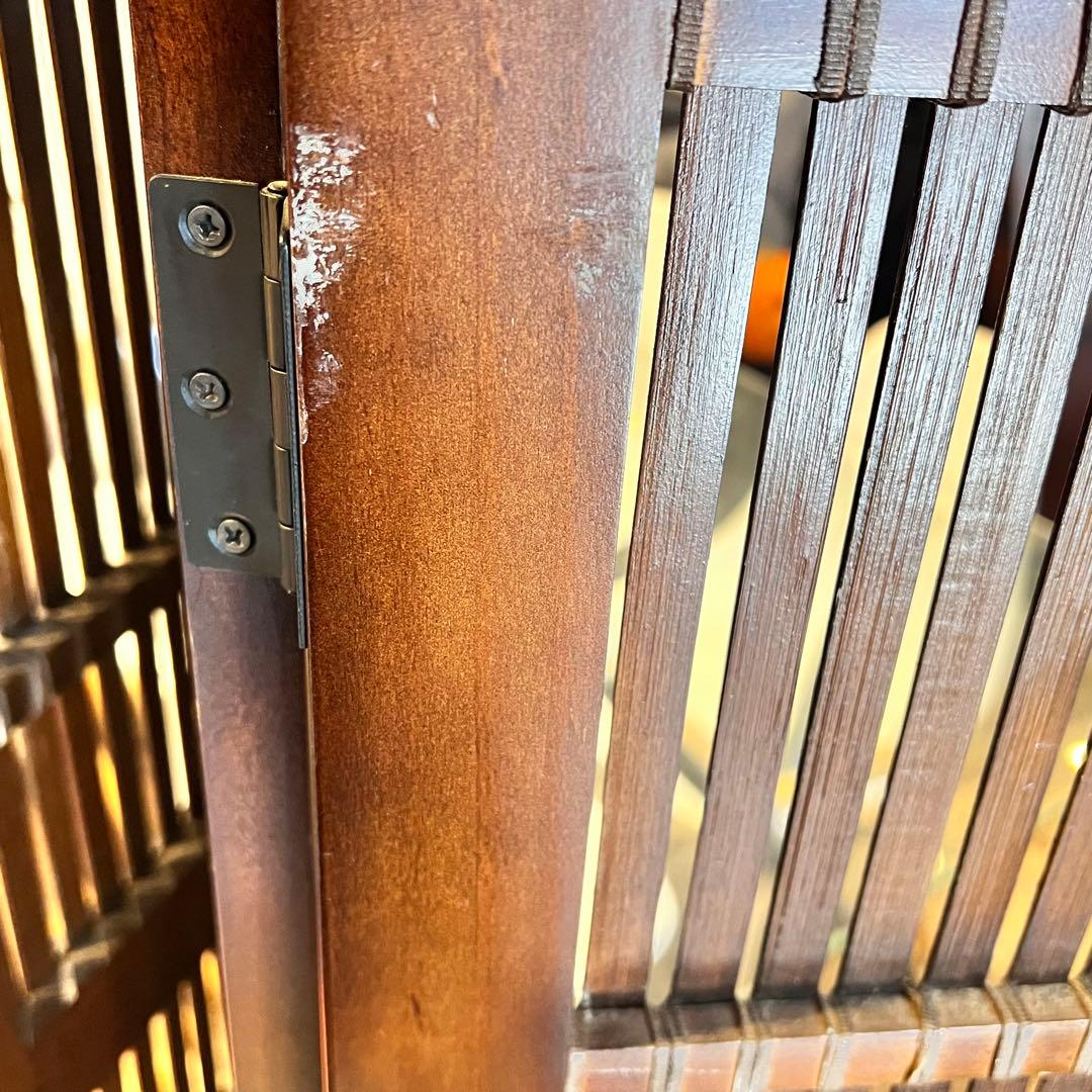 ①木製　パーテーション　衝立　お店　インテリア　コレクション