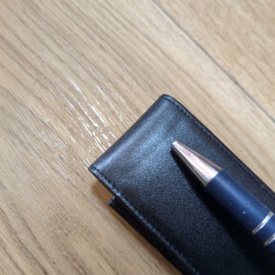 Montblanc ブラック本革 ペンケース　ペンホルダー