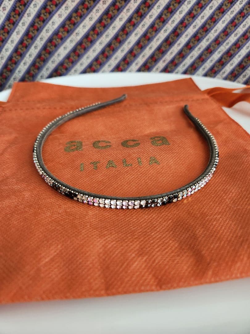 ラストセール！acca　ブリジットカチューシャ　ハンドメイド　仏製