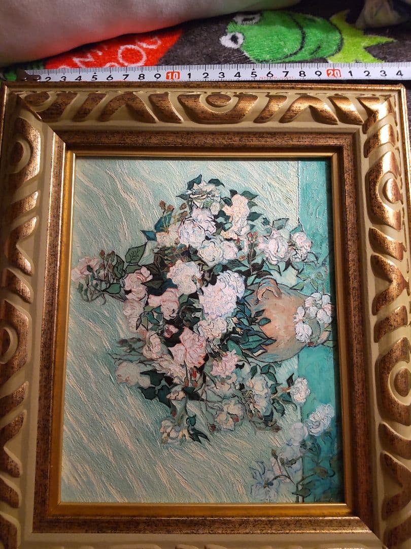 ゴッホ　薔薇　アルゴグラフ　額縁付き 最終価格