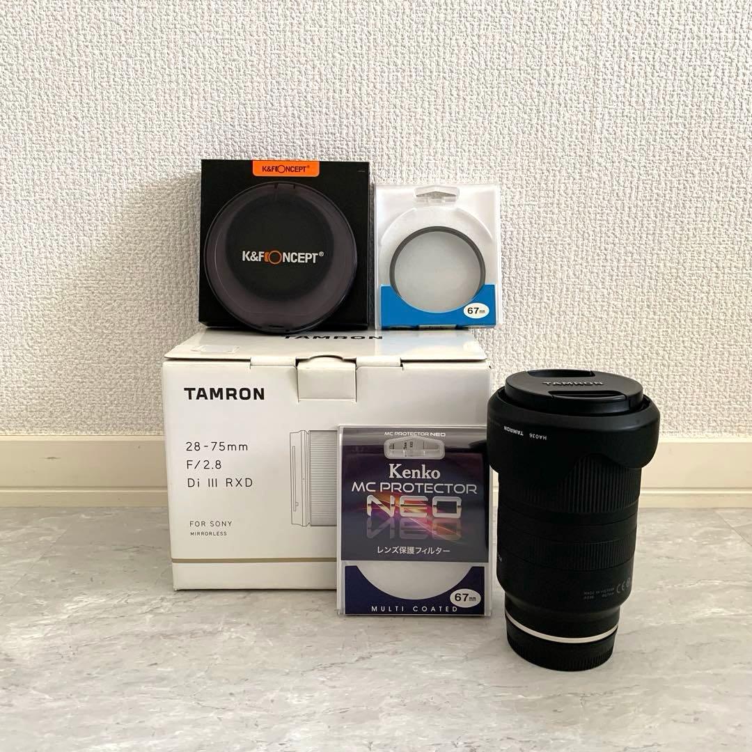TAMRON 28-75mm F/2.8 Di III RXD フィルター付き