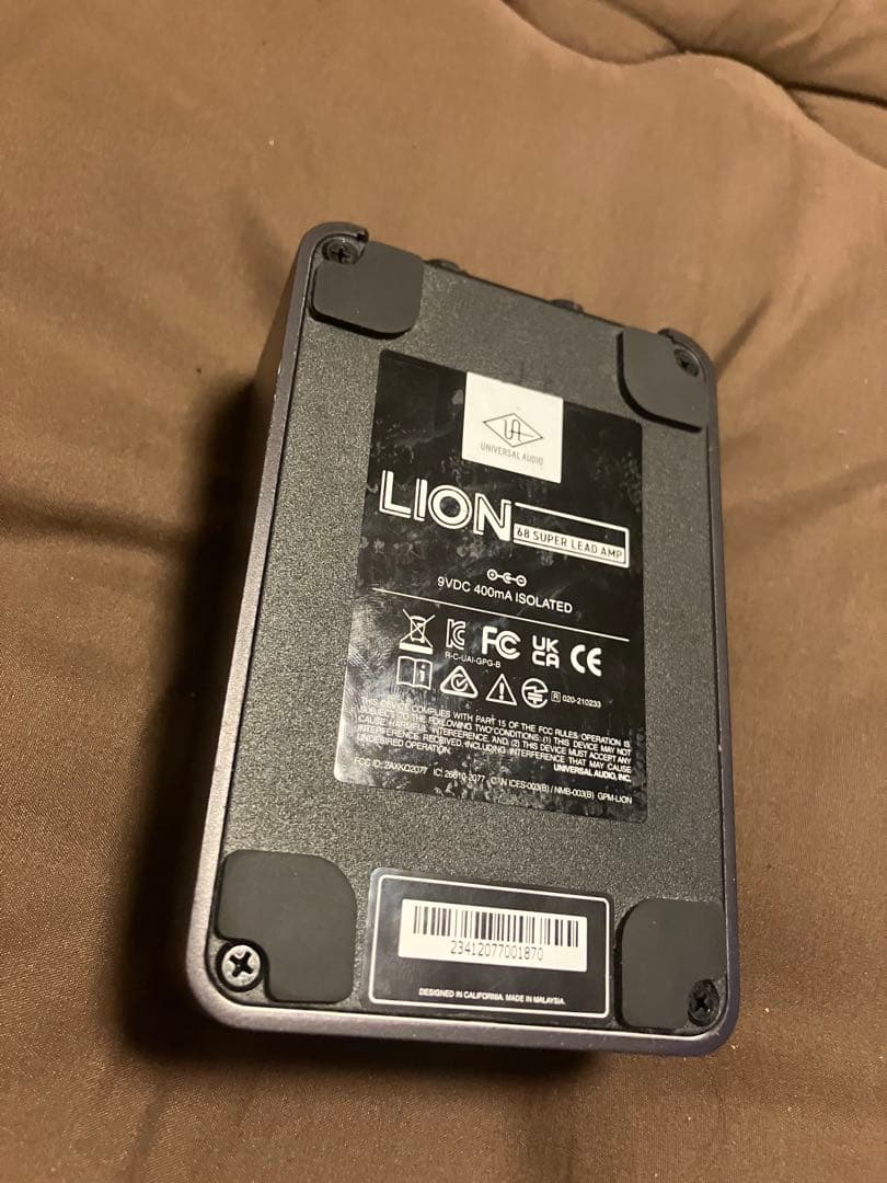 UAD UAFXペダルLION 58 SUPER LEAD AMP