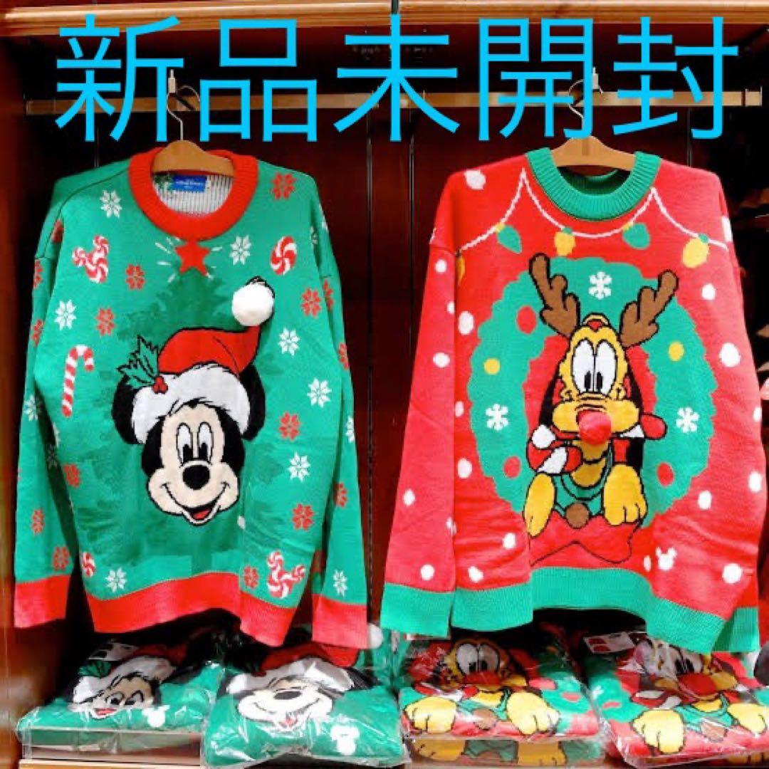 ニット　リルリンリン　ミッキー　プルート　クリスマス　セーター　トレーナー　新品
