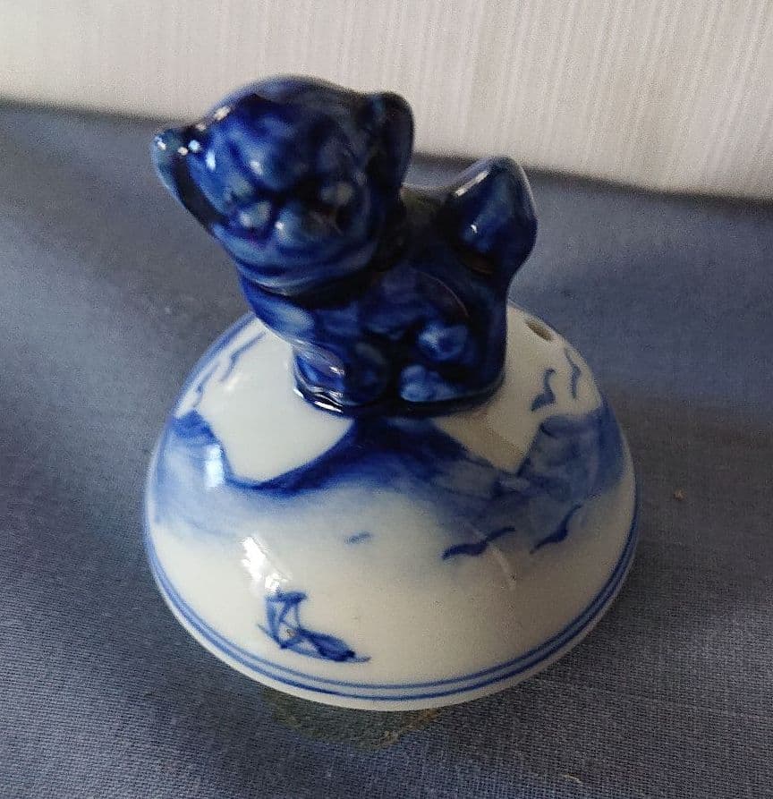 中国染付け水注